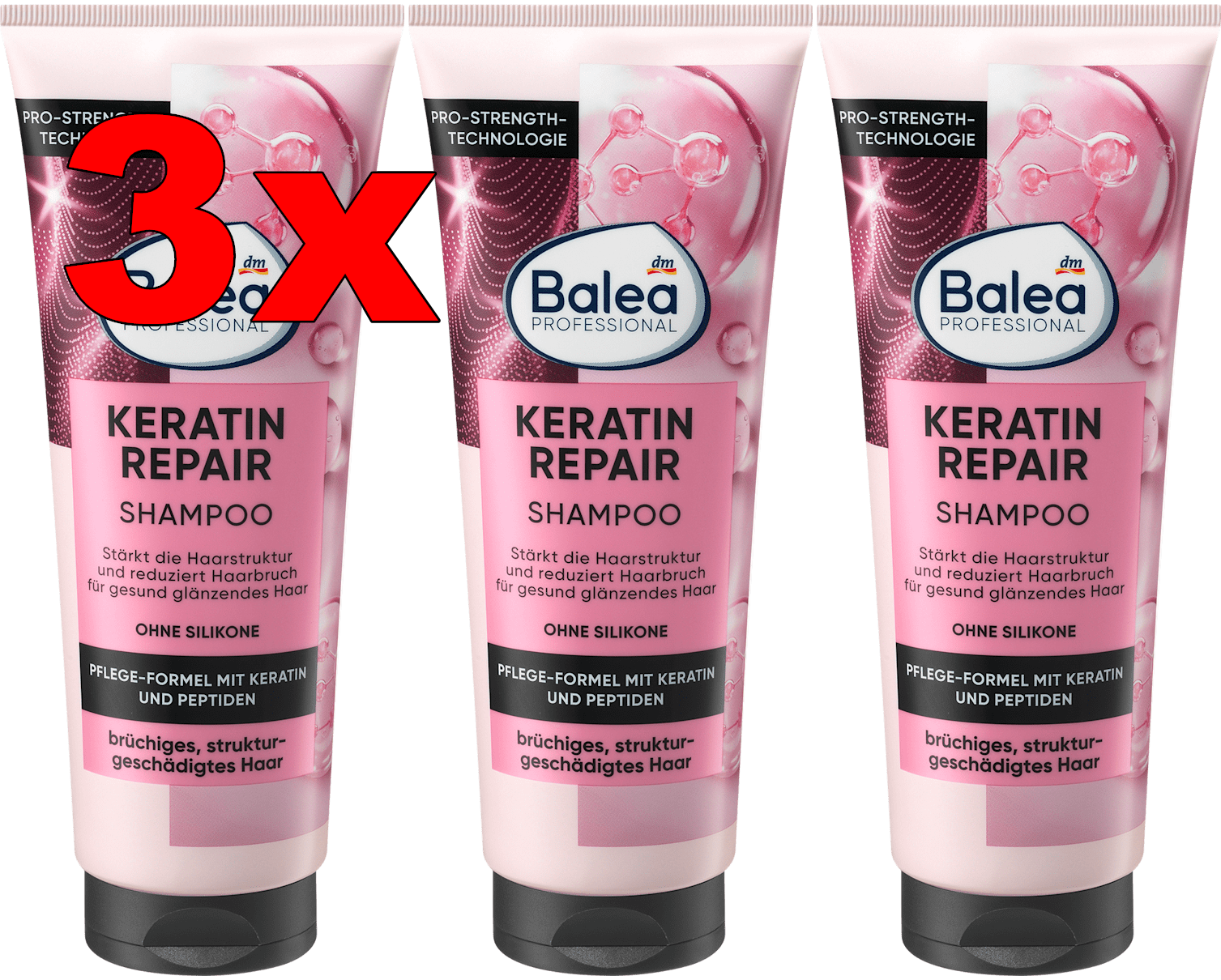 Ebay product: 3 x Balea PROFESSIONAL Keratin-Reparatur-Shampoo 250 ml für geschädigtes Haar