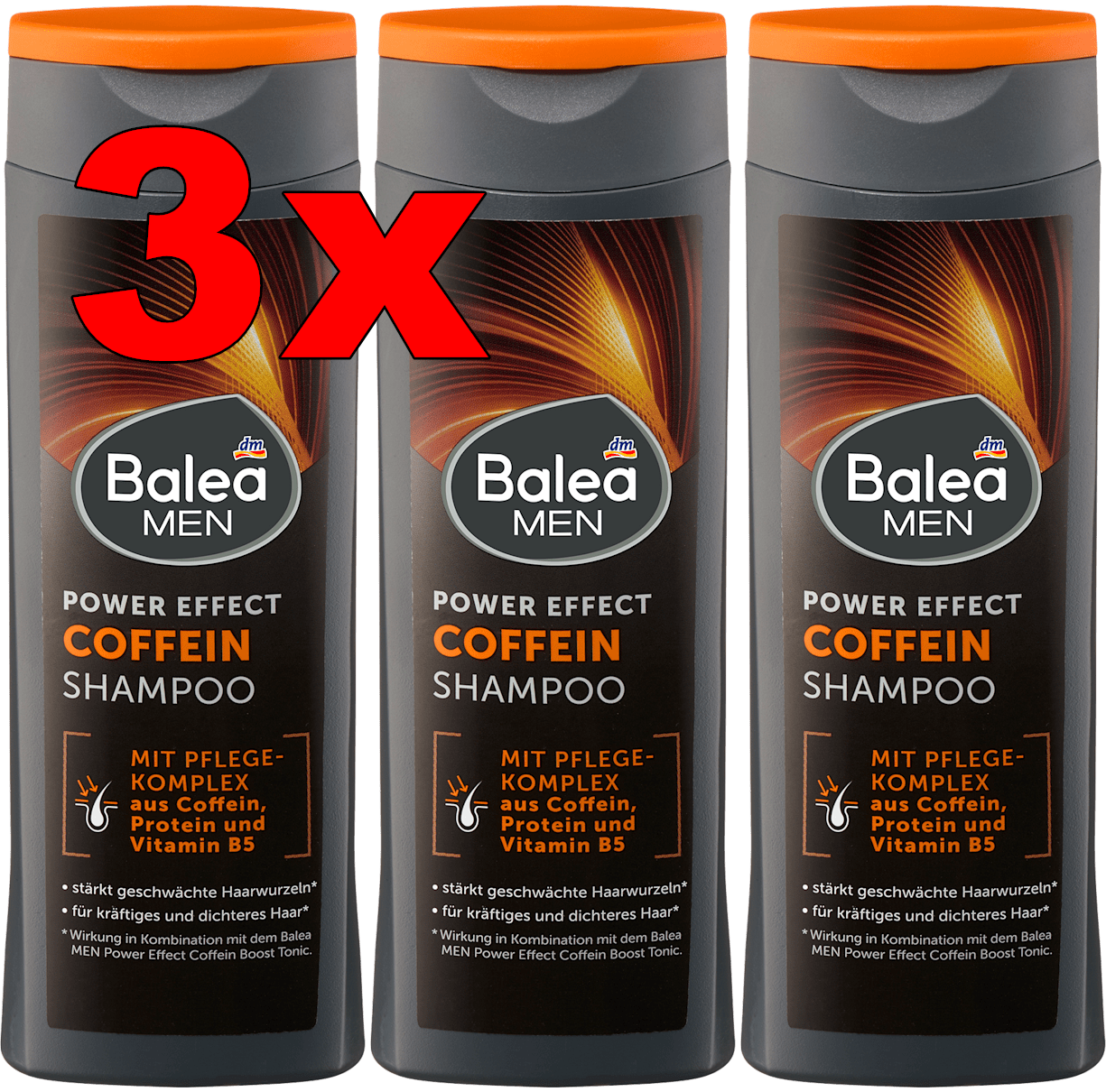 Ebay Produkt: 3 x Balea MEN Power Effect Shampoo mit Koffein – 250 ml